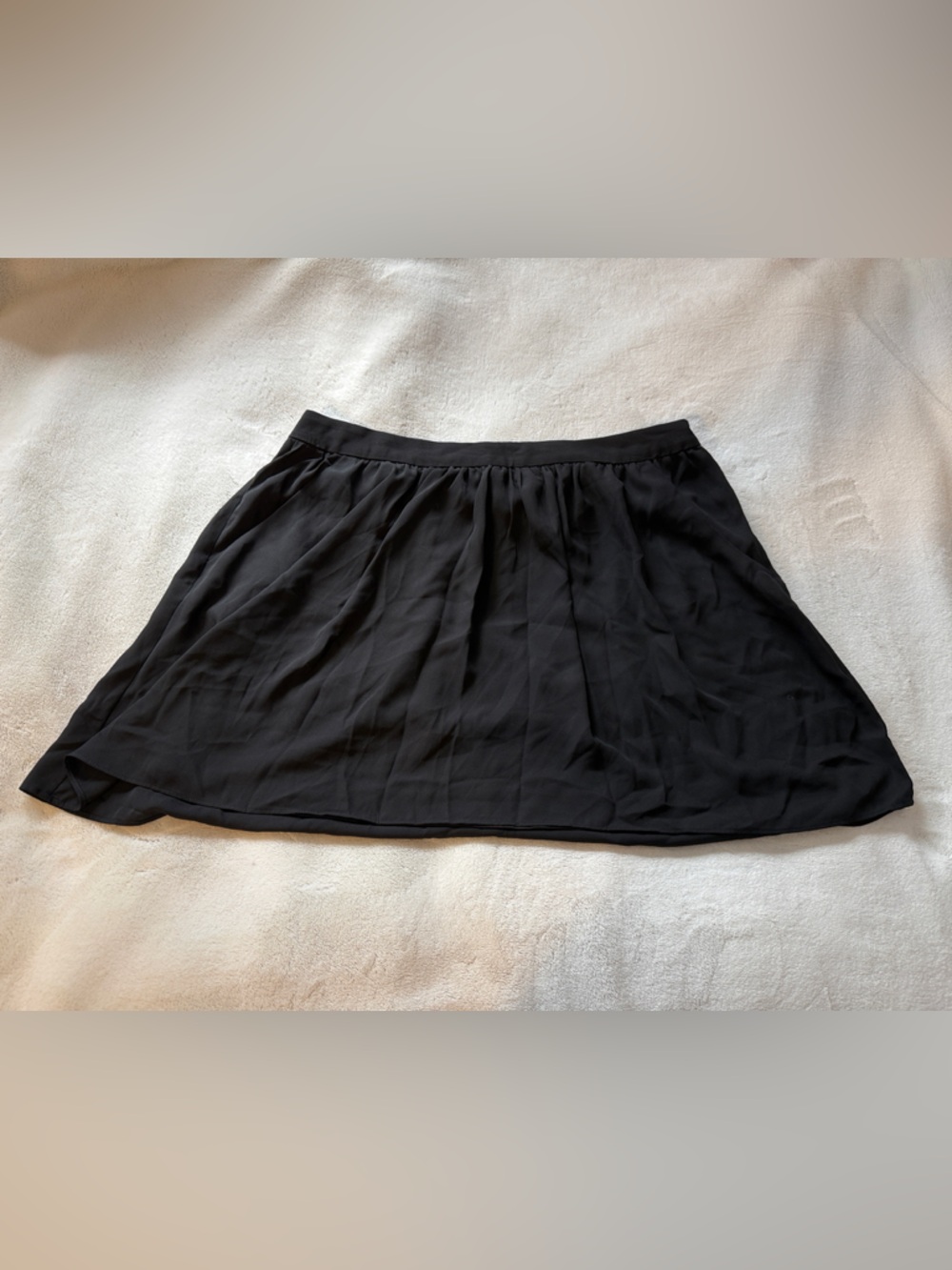 EXPRESS Classic Black A-Line Mini Skirt